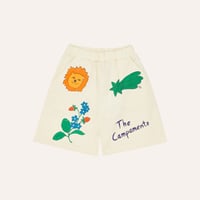 【The Campamento】 Drawings Ecru Shorts - ECRU