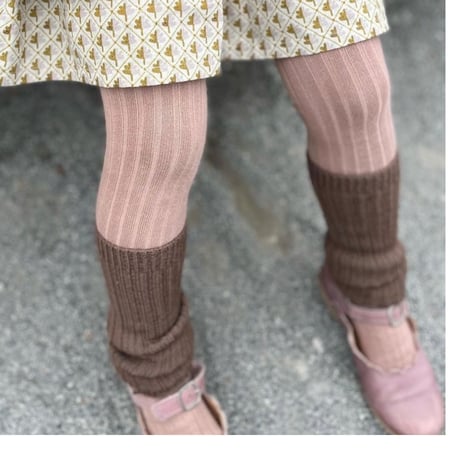 【 Collegien 】7803 Helène - Ribbed Merino Wool Leg Warmers