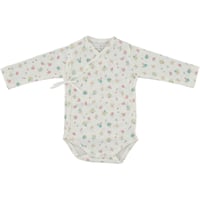 【Bebe Organic】Nia Wrap Onesie - Strawberry Field（3m,6m）