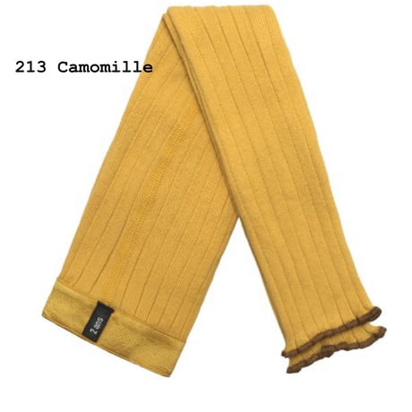【 Collegien 】5985 Severine - Lettuce-trim Ribbed Footless Tights