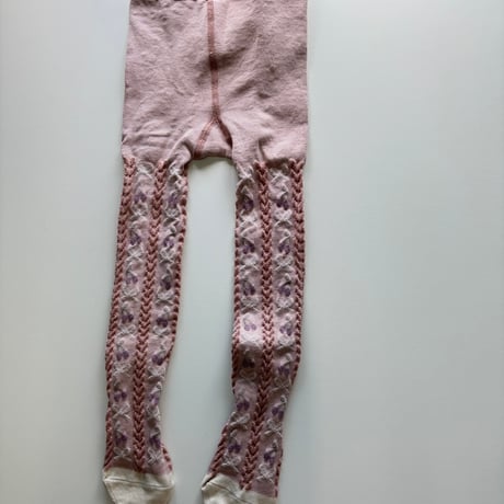 【 Collegien 】Marie-Cerise Jacquard Cherries and Bows Tights