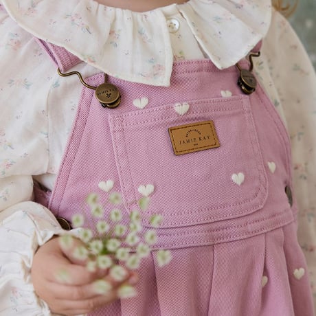 【 Jamie kay 】 JKFO262013  ｺｯﾄﾝﾂｨﾙｵｰﾊﾞｰｵｰﾙ Petit PNK（size 80~120）
