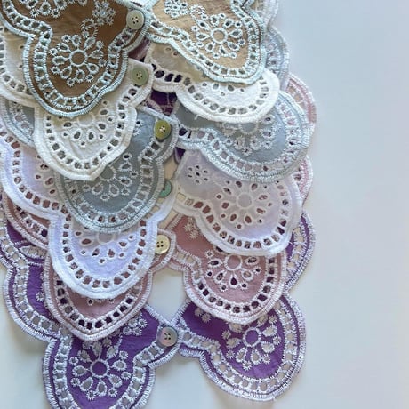 【 Collegien 】5960 Claudine- Broderie Anglaise Collar