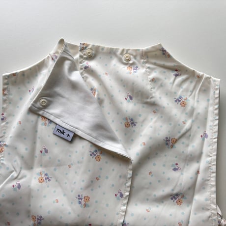 【mik＋】Original Tunic Apron - Floral - White（S/M/L）