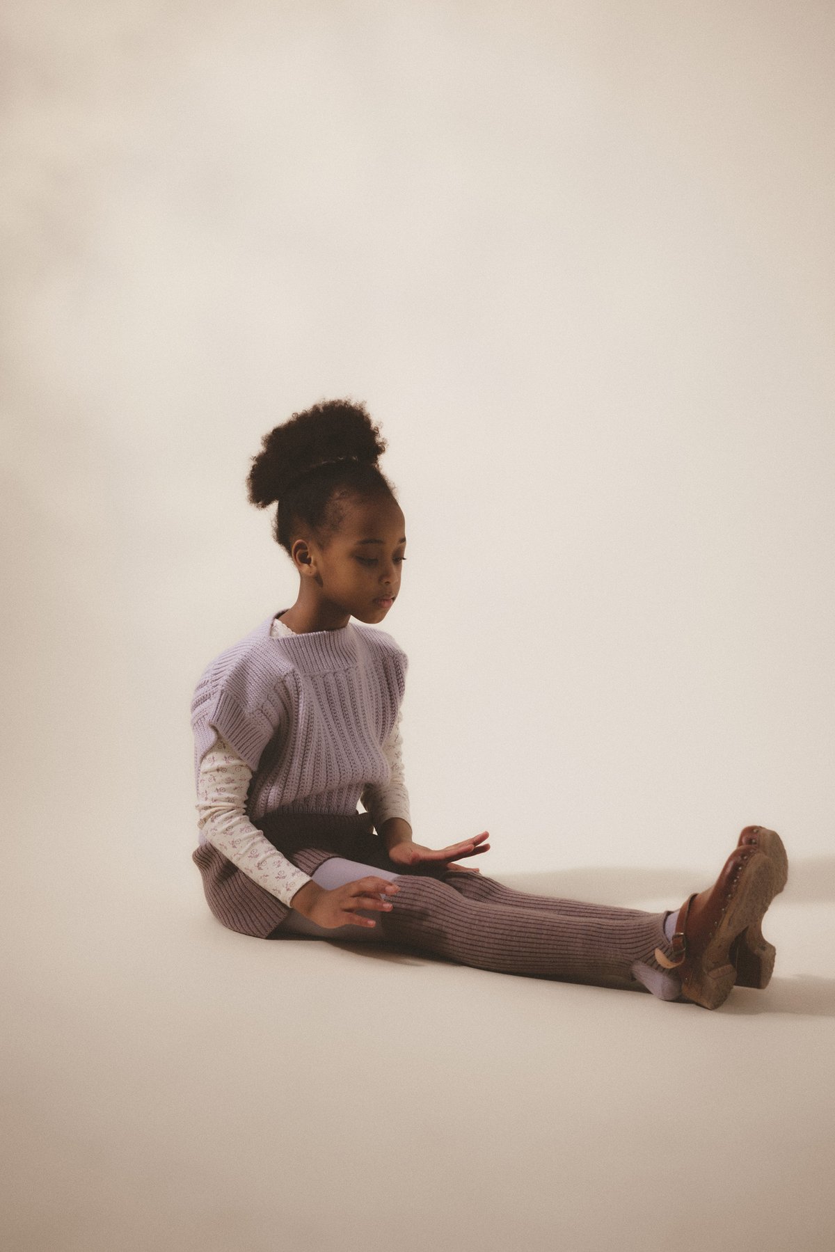 トップス soor ploom Berry Stitch Print Sugar Plum 체크앤도트 (check and dot) | [SOOR PLOOM] POUF TEE - 베리