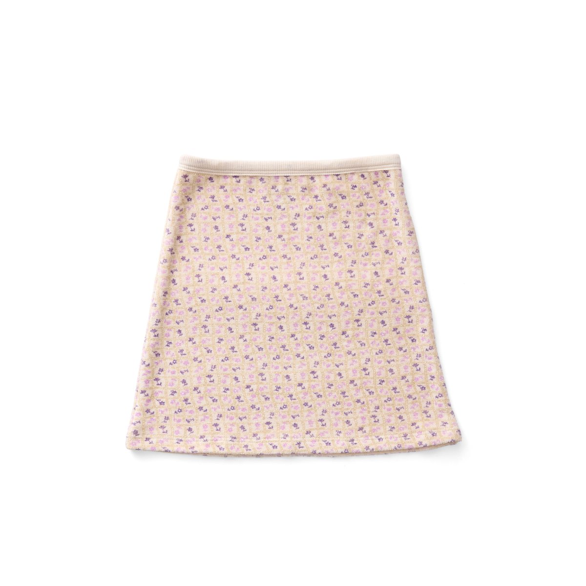 SOOR PLOOM 】Mall Skirt, Flower Press Print, S
