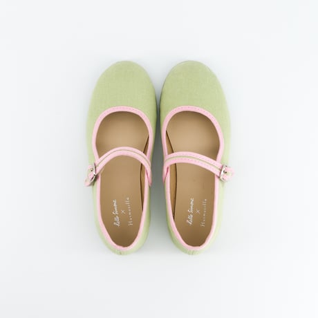 【hello Simone】 Ballerina shoes Pistachio