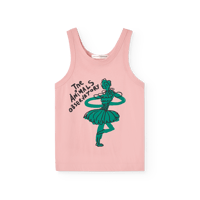 【The Animals Observatory】 FROG KID TANK TOP - SOFTPINK