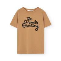【The Animals Observatory】 ROOSTER KID T-SHIRT - CAMEL