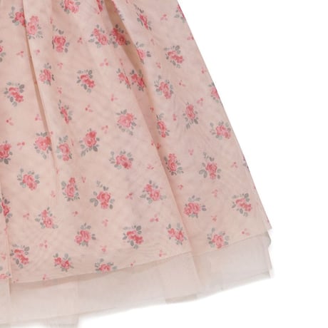 【 Jamie kay 】 JKCP262903 ﾌﾗﾜｰPTﾁｭｰﾙｲﾝﾊﾟﾝ付きｽｶｰﾄ LBLU（size 80~120）