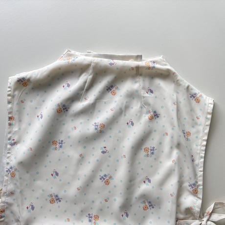 【mik＋】Original Tunic Apron - Floral - White（S/M/L）