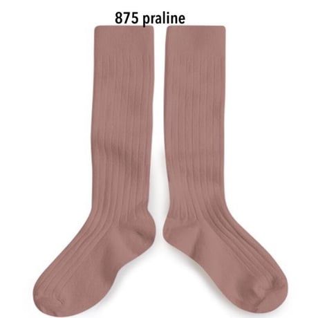【collegien】2950 La Haute Ribbed High Socks