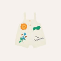 【The Campamento】Drawings Baby Dungaree - ECRU