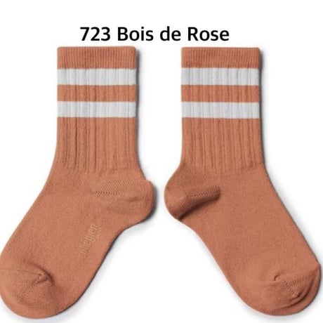 【collegien】8470 Nico - Ribbed Varsity Crew Socks