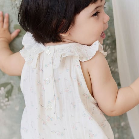 【 Jamie kay 】 JBFO262050 ﾓｽﾘﾝﾌﾟﾚｲｽｰﾂ Solange Snow IVR（size 60~90）