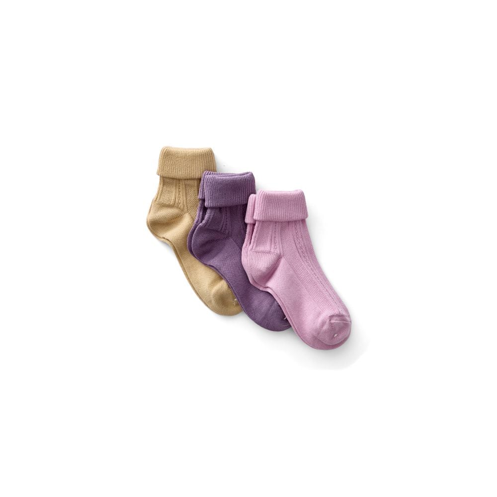 バラ売り【 SOOR PLOOM 】 CABLE ROLL SOCK SET, SEASONA