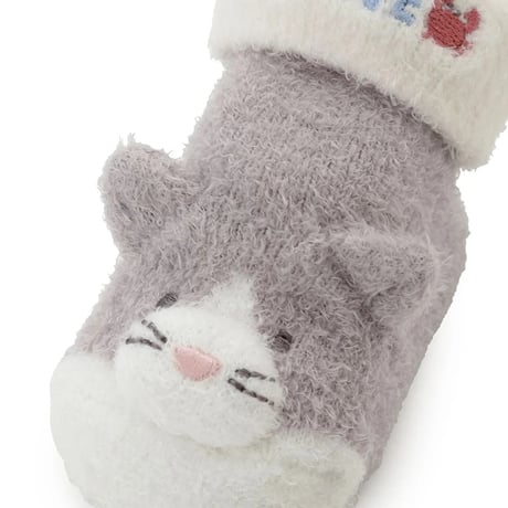 【 gelato pique 】 PBGS262537  BABYｽﾑｼｰｻｲﾄﾞｷｬｯﾄｿｯｸｽ BRW（size7~9cm）