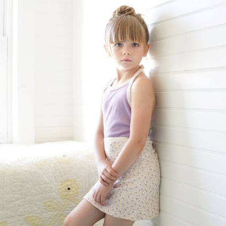 【 SOOR PLOOM 】Mall Skirt, Flower Press Print, Soy
