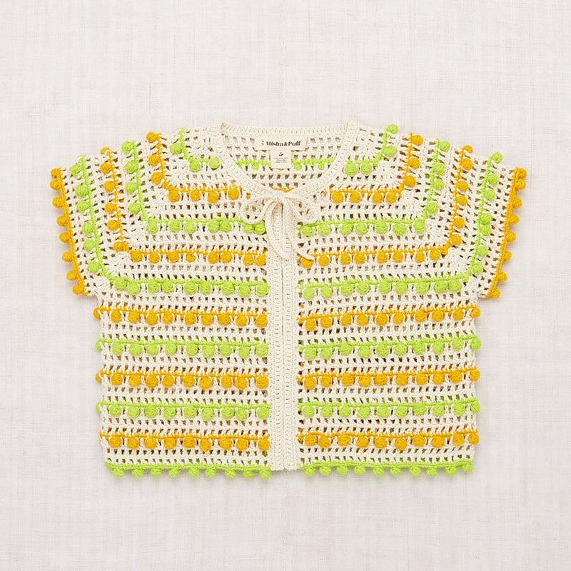 Misha&Puff】 Isla Tie Cardigan - 007 Marzipan