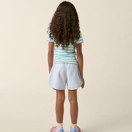 【The Campamento＆Zoey Kim】 Stripe T-Shirt - Blue