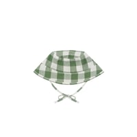 【organic zoo】 Dill Gingham Bucket Sun Hat
