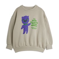 【 MINI RODINI 】Alien travel agency sp sweatshirt - Grey