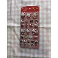 サンリオキャラクターズ マシュマロステッカーズ　チョコ/ハローキティ