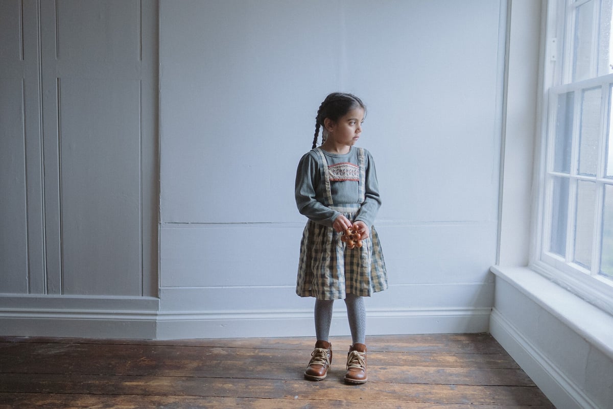organic zoo 24aw ギンガムチェック フリルパンツ トート付き organic zoo 24aw ギンガムチェック フリルパンツ トート付き