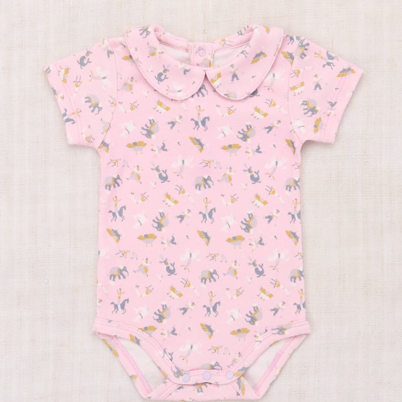 Misha&Puff】BABY PETIT COLLAR ONESIE (AURA CIRC