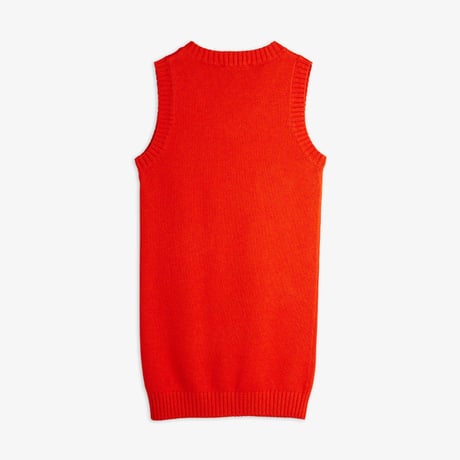 【mini rodini】】 Knitted flower vest dress