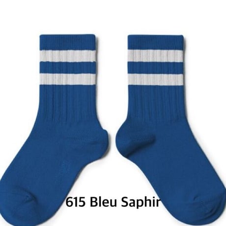 【collegien】8470 Nico - Ribbed Varsity Crew Socks