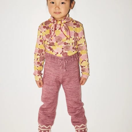 【Misha&Puff】Zig Zag Snowy Day Legging (Antique Rose)