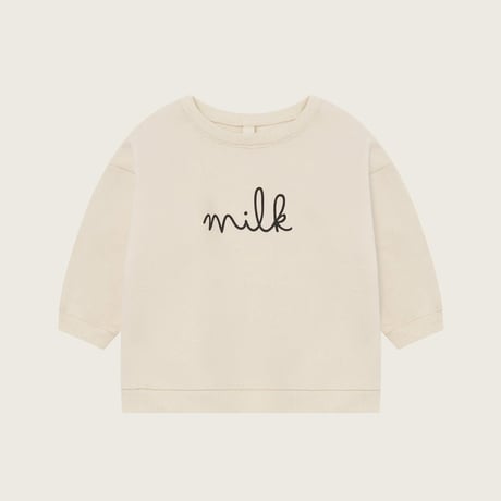 【organic zoo】 Milk Sweatshirt Undyed