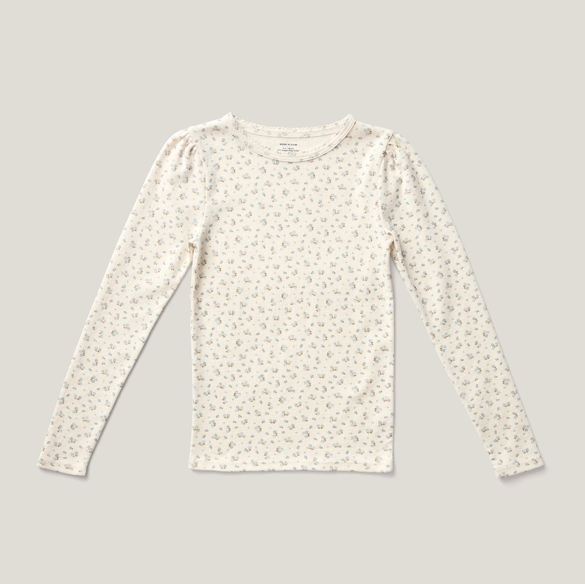 新品Soor Ploom Frill Tee 6Y Dove Pointelle Soor Ploom（ソーアプルーム）／FRILL TEE - DOVE POINTELLE
