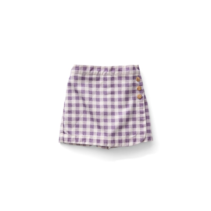 SOOR PLOOM タートル GINGHAM PRINT CHERRY 2y SOOR PLOOM 】 OLIVE SKORT, GINGHAM PRINT, PANS