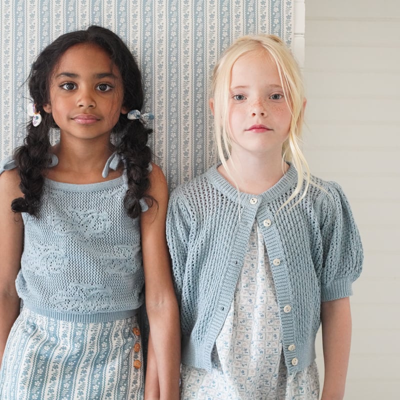 SOOR PLOOM 】 OLIVE SKORT, LATTICE PRINT, AZUL