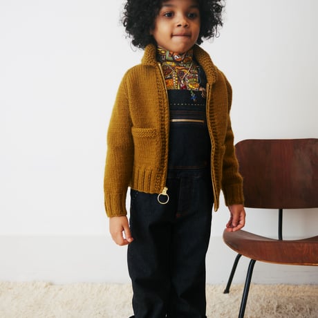 【Misha&Puff】Zip Overall-461 Indigo