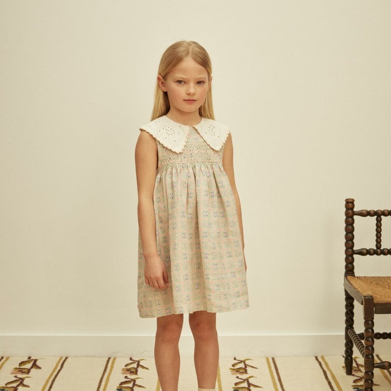 Apolina 】 CORNELIA S/L SMOCK DRESS - ROSEPANE