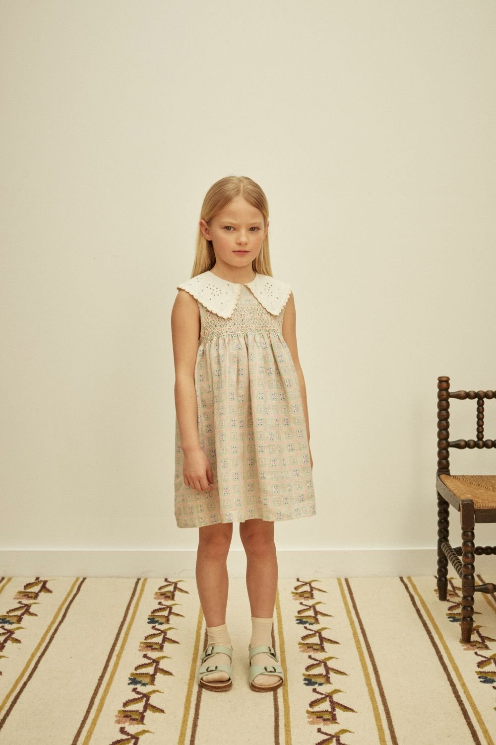 Apolina 】 CORNELIA S/L SMOCK DRESS - ROSEPANE
