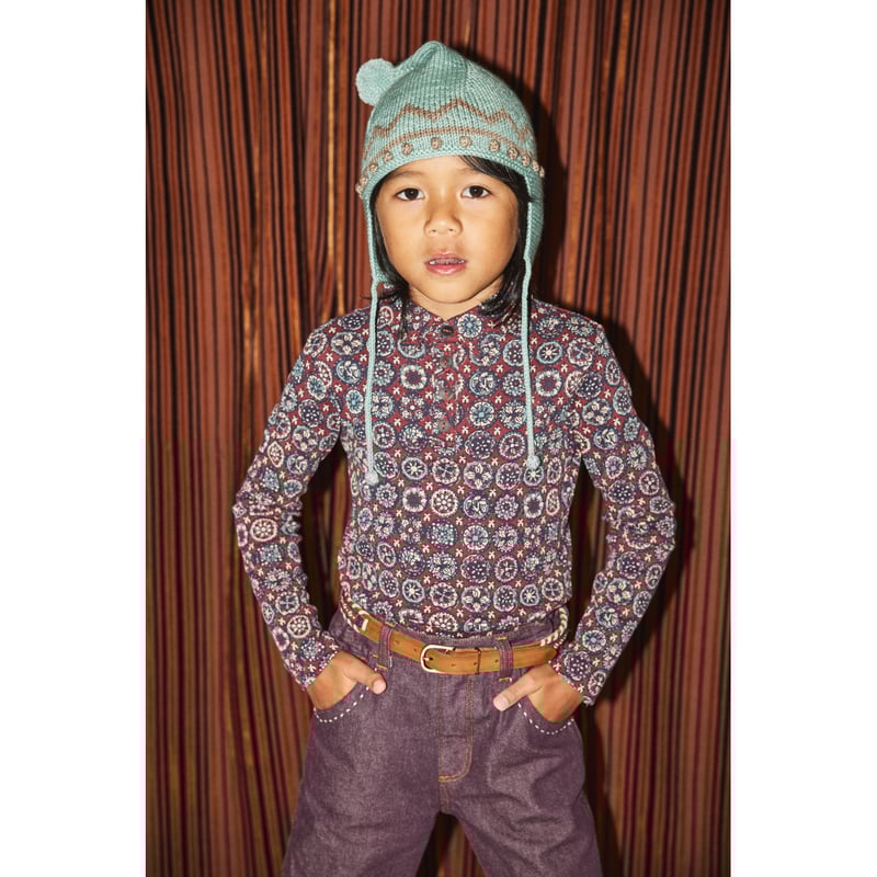 Misha&Puff】Zig Zag Pointy Peak Hat (Sage) | MI