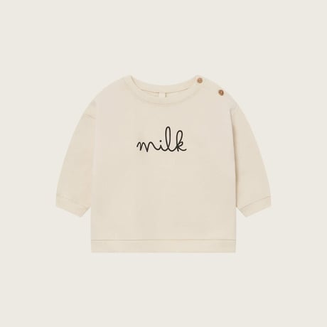 【organic zoo】 Milk Sweatshirt Undyed