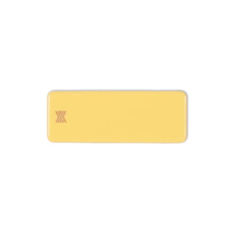 Drop1【Repose AMS】 squared hair clip-soft yellow