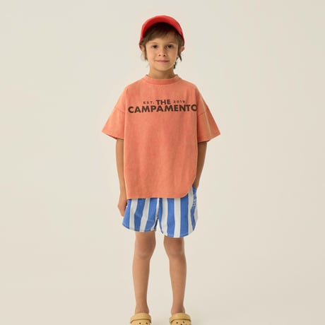 【The Campamento】 The Campamento Oversized T-shirt - RED