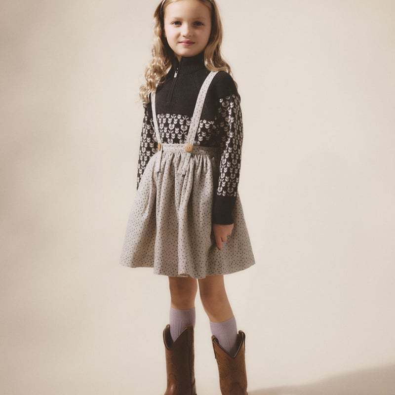 SOOR PLOOM 】 MAVIS SKIRT, Needlepoint Print, SOOR PLOOM 】 MAVIS SKIRT, Needlepoint Print,