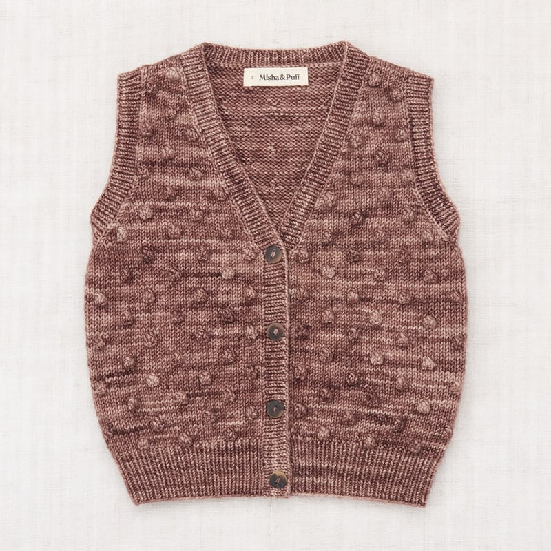 トップス masu popcorn vest 48 MASU(エムエーエスユー)のPOPCORN VESTの通販｜PALETTE art