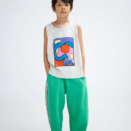 Drop1【Repose AMS】 loose ease pant-jumping jade
