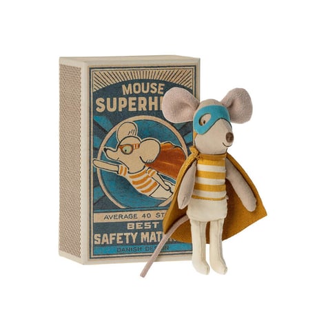 【 Maileg 】スーパーヒーローマウス/おとうとネズミ