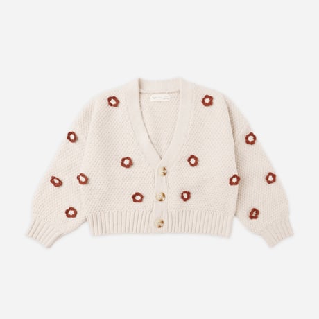 【 Rylee + Cru 】   BOXY CROP CARDIGAN || RUBY DAISY