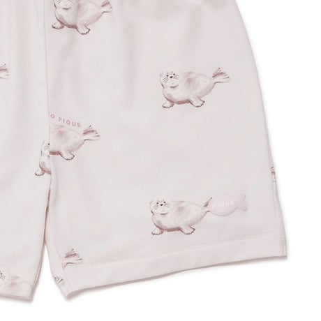 【 gelato pique 】 PKCP262453 KIDS接触冷感ｼｰｱﾆﾏﾙ柄SPT PNK（size 90~120）