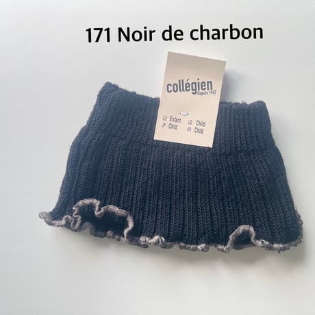 【 Collegien 】8510 Virginie - Ribbed Merino Wool Neck Warmer